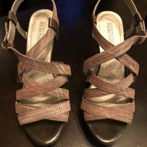 Kenneth Cole Reaction Brown Elegant Heels